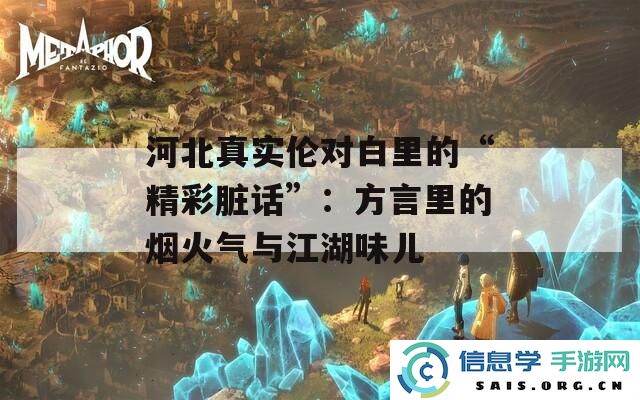 河北方言中的“精彩脏话”：探寻那些带有烟火气与江湖味儿的真实对话